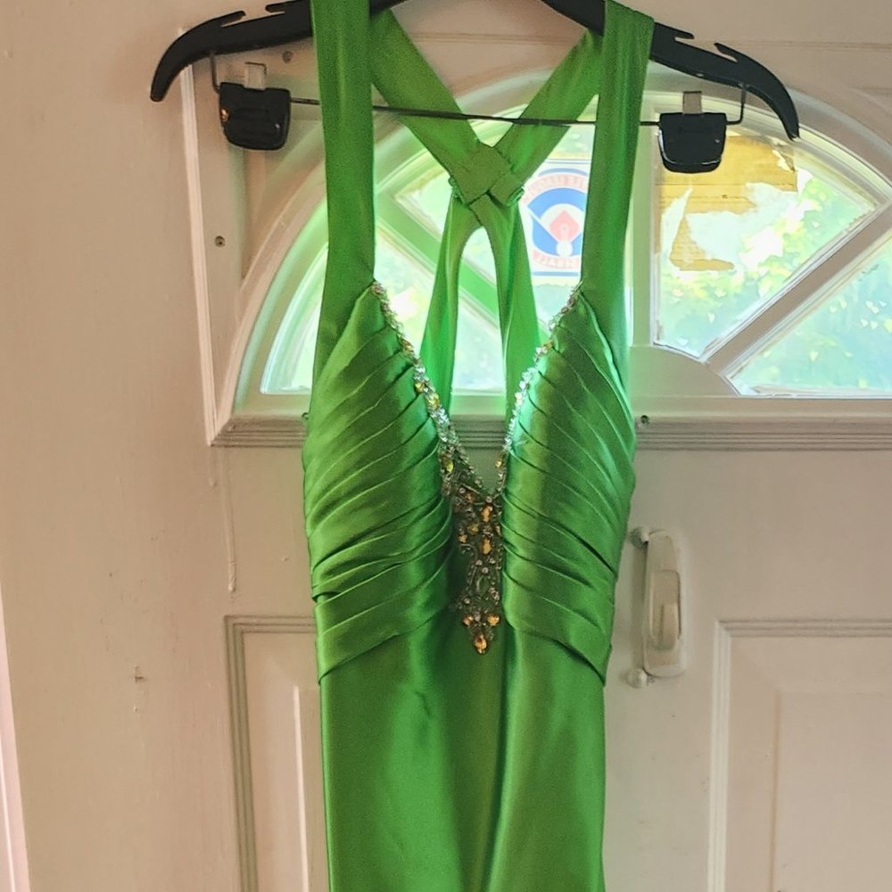 Lime Green Prom Dress